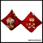 33*33cm Stock Red Square Christmas Decorative Plush Cushions Plush Pillow Santa Cushions